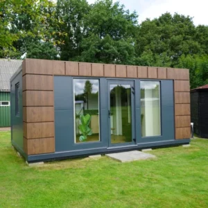 BUREAU DE JARDIN ISOLÉ MODÈLE HELSINKI DE 6×3 MÈTRES